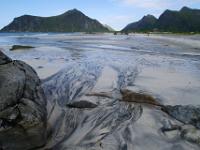 Fließstrukturen am Skagensand nahe Flakstad - Lofoten
